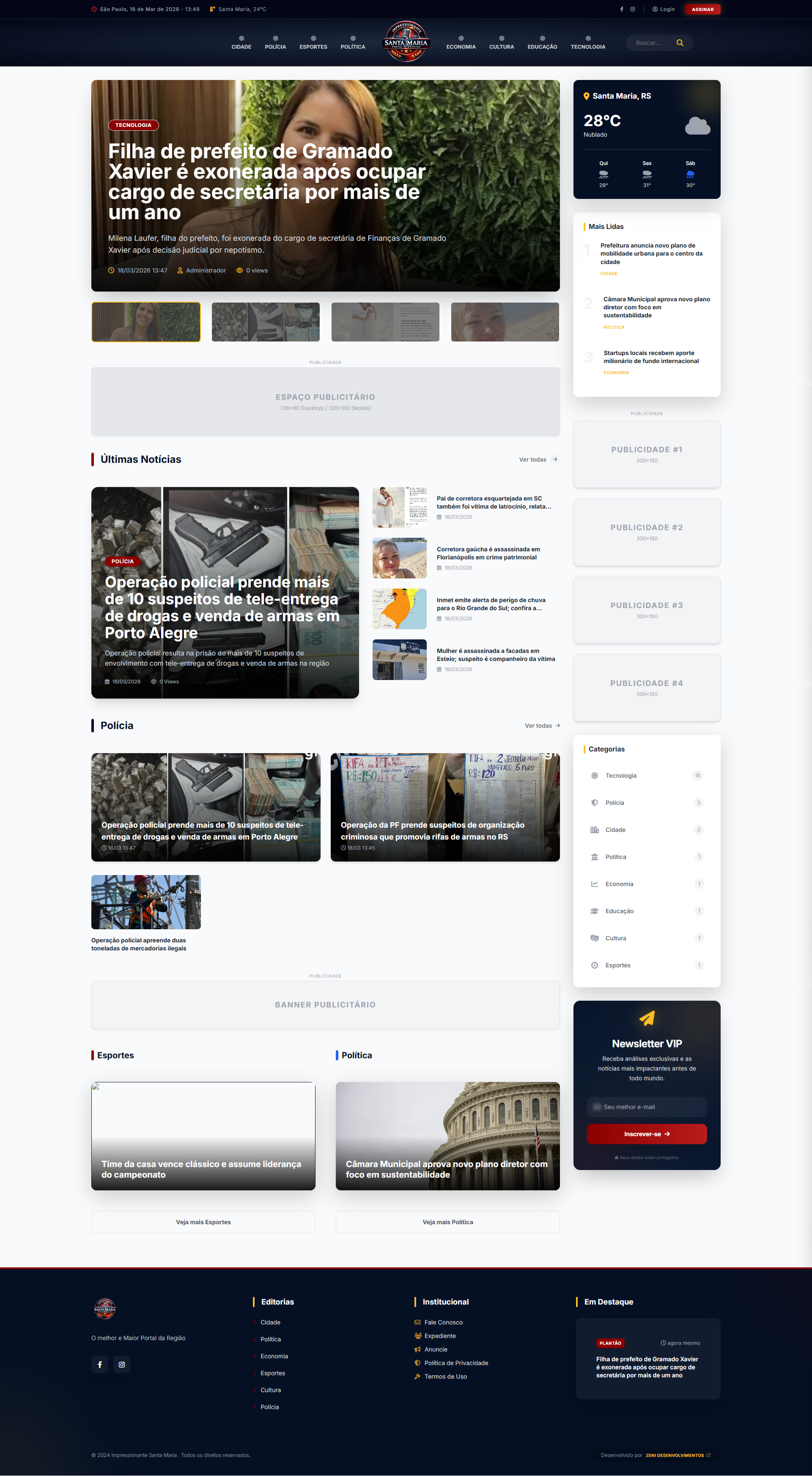 Impressionante Santa Maria